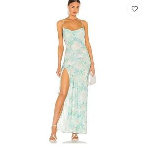 RESA River Dress in Blue Floral